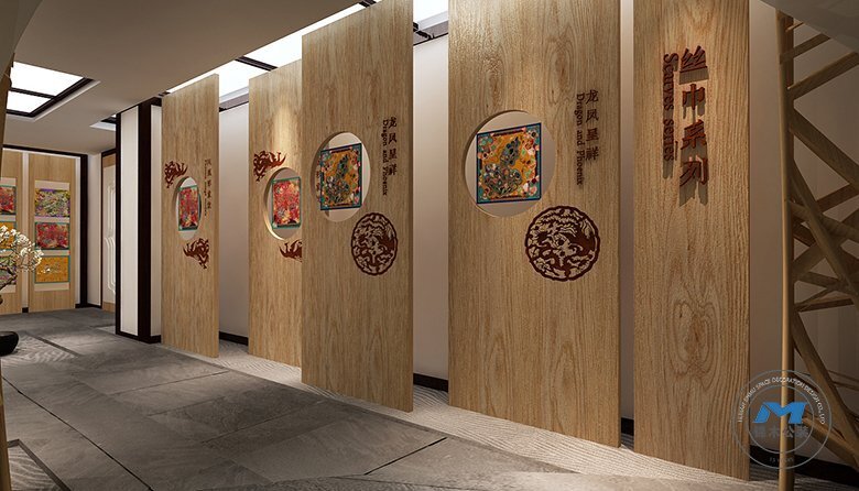 工藝絲銹企業(yè)展廳裝修設(shè)計(jì)效果企業(yè)文化