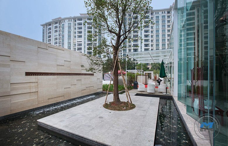 現(xiàn)代歐風(fēng)銷售中心裝修設(shè)計外景