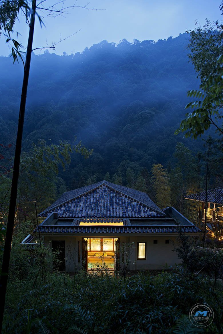 鄉(xiāng)村旅游民宿裝修設(shè)計夜景