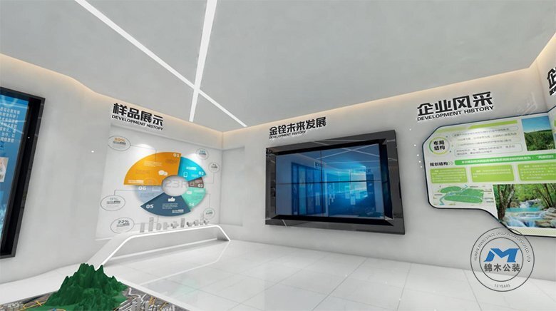 企業(yè)品牌展館裝修設(shè)計效果樣品展示